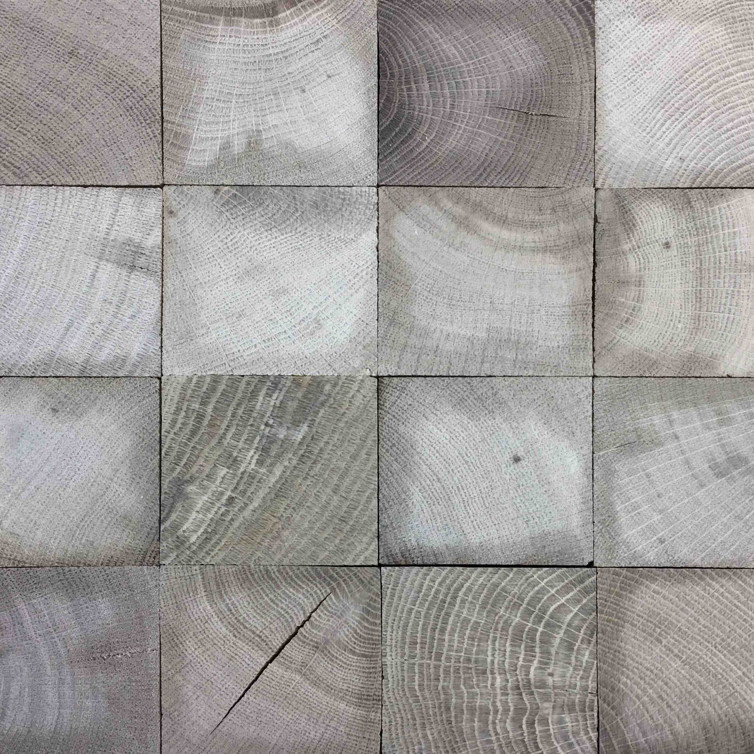 oak, end grain, stained, wood, blocks, tiles